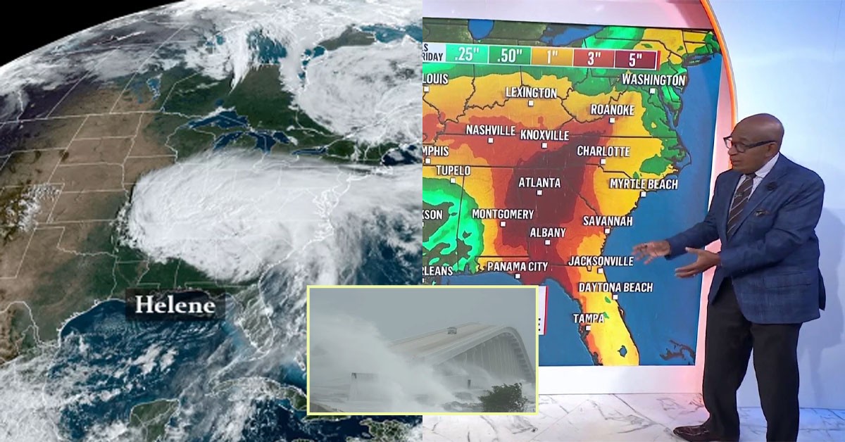 Tropics update, catastrophic flooding inland from Helene after storm surge inundates the west coast of Florida