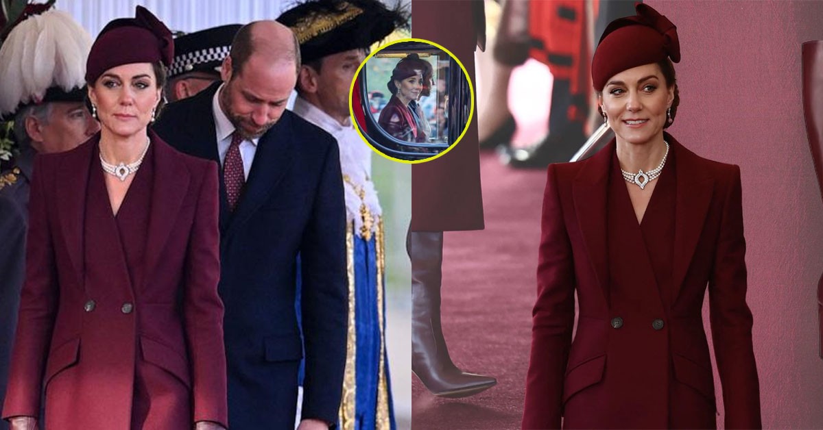 Fans shed tears over Princess Catherine's most touching greeting to the King during her first state visit
